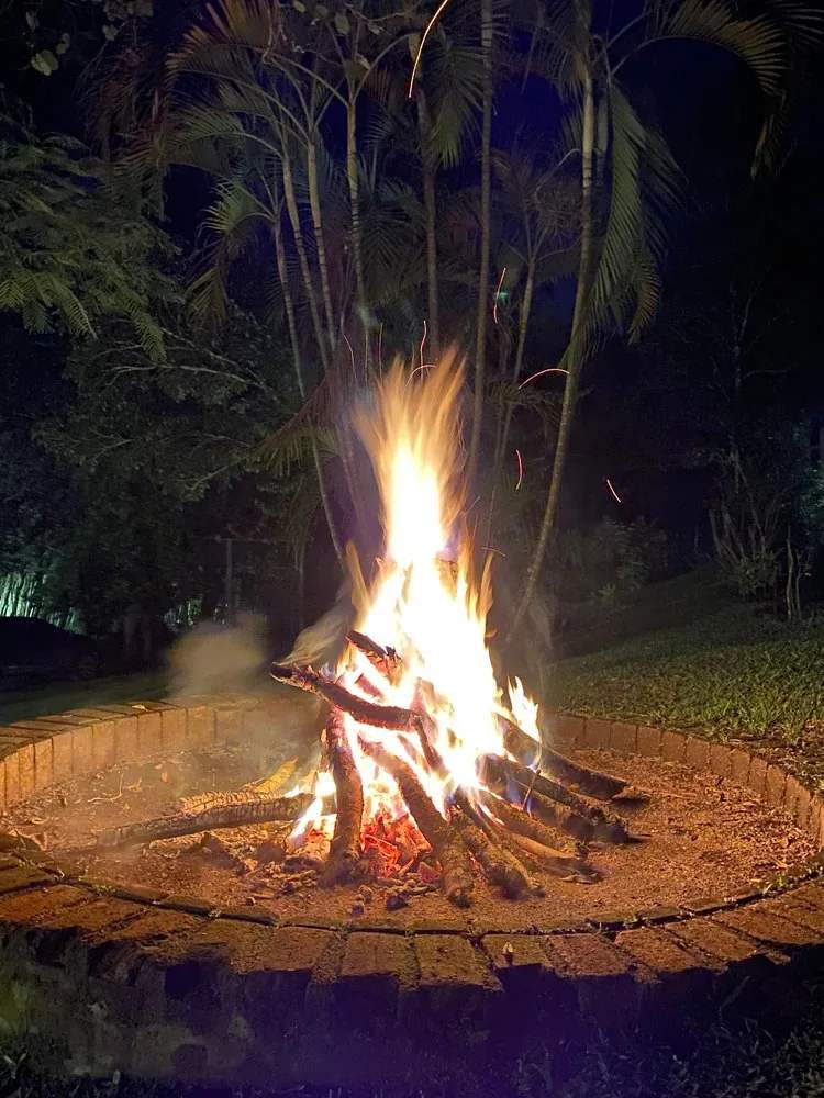 Arco e flecha na Pousada Roca